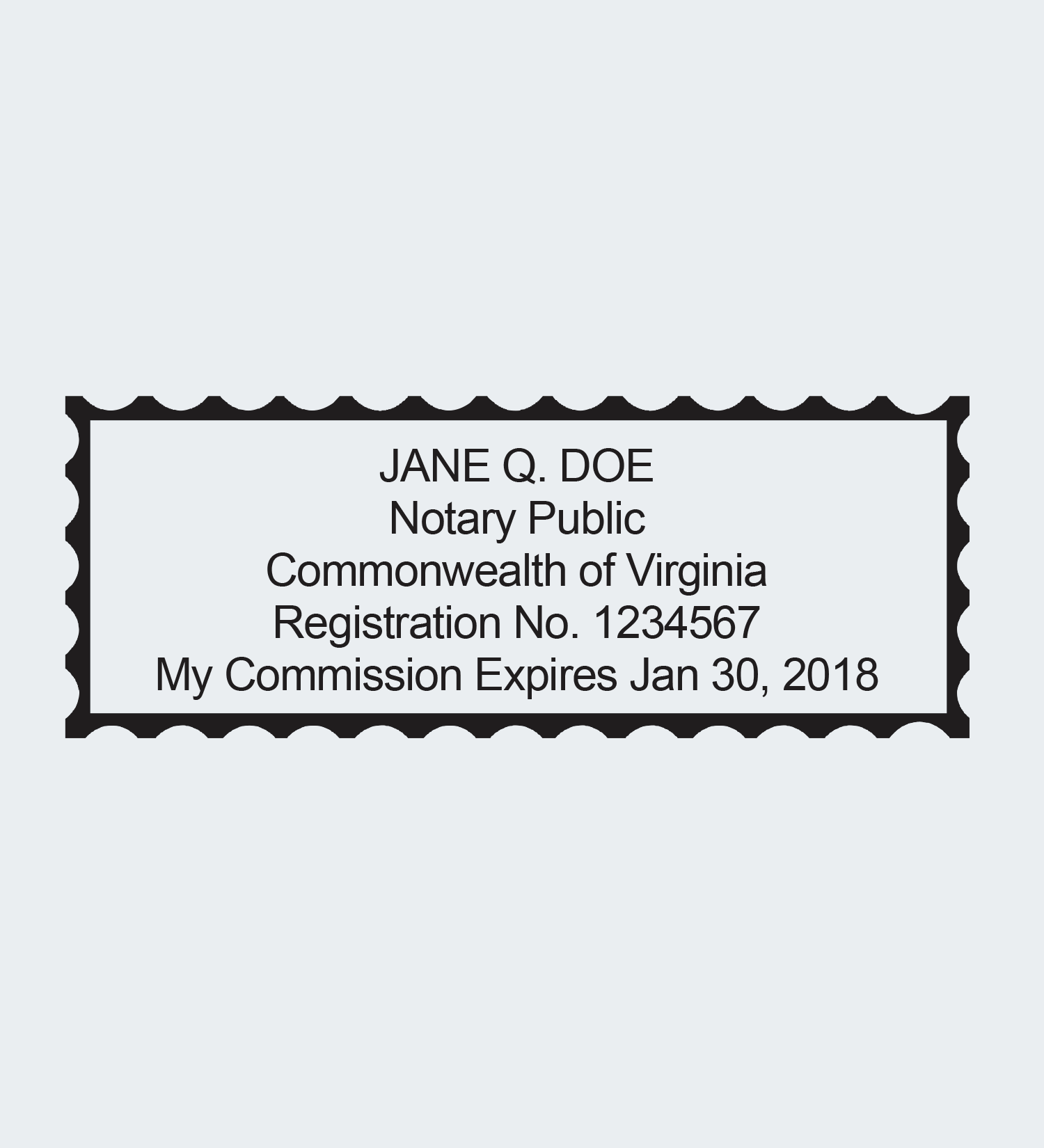 Commonwealth Of Virginia Notary Stamp Virginia Notary Seals | NNA